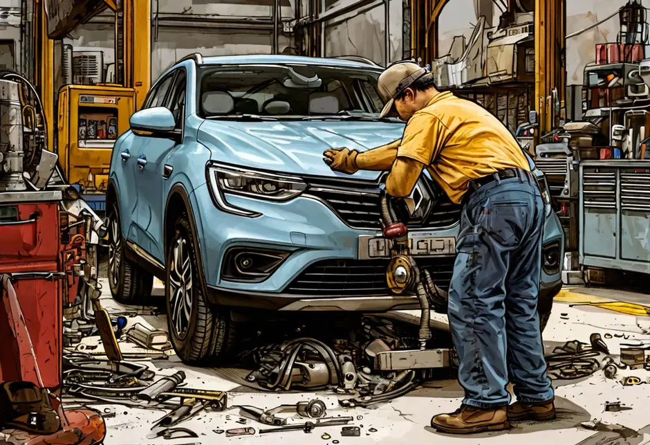 Снятие/установка переднего привода Renault Kangoo