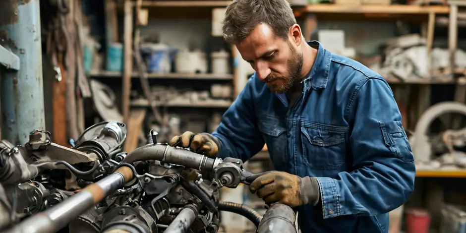 Замена рулевого наконечника Renault Kangoo